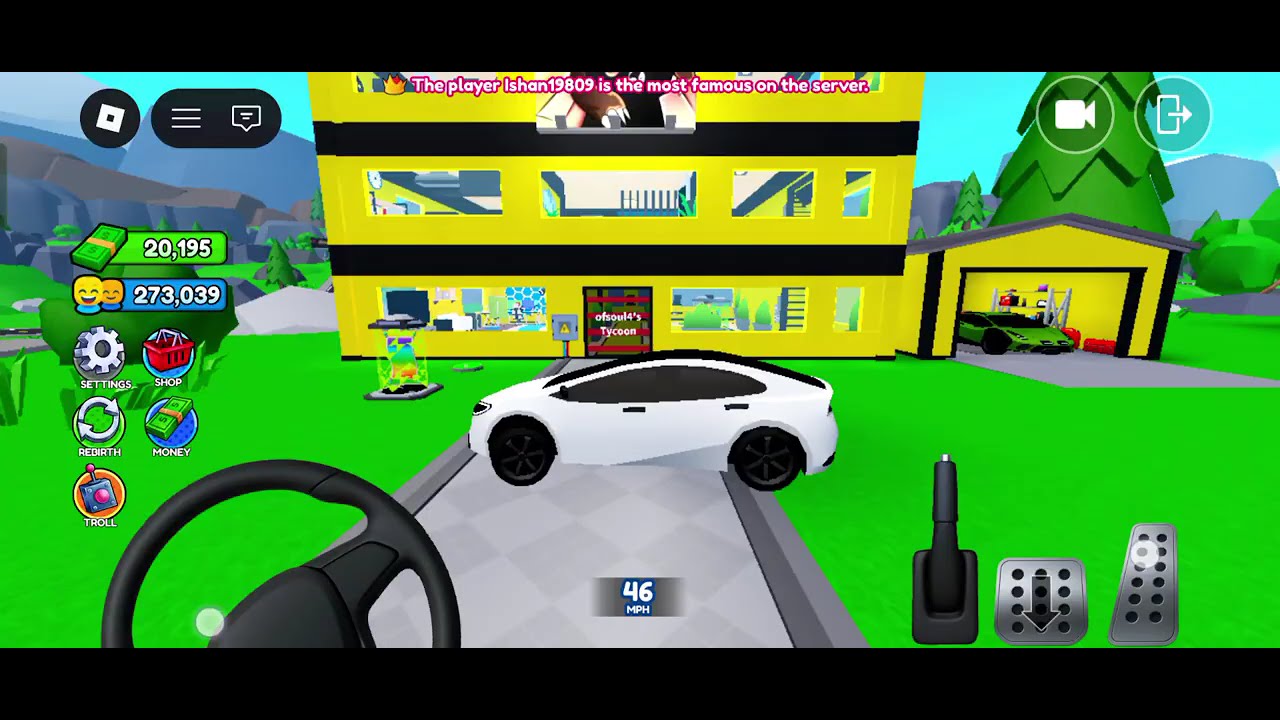 I buy 2 CAR in youtube tycoon 
