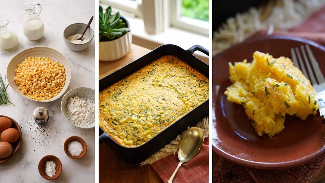 Corn Pudding Casserole (No Jiffy Mix/No Creamed Corn)