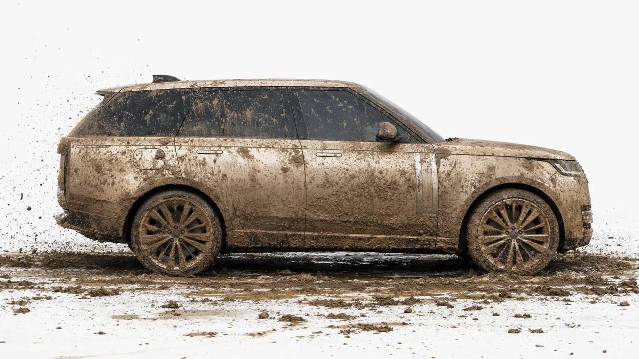 Extremely Dirty Mud-Covered Range Rover | Full Deep Cleaning Transformation (ASMR)