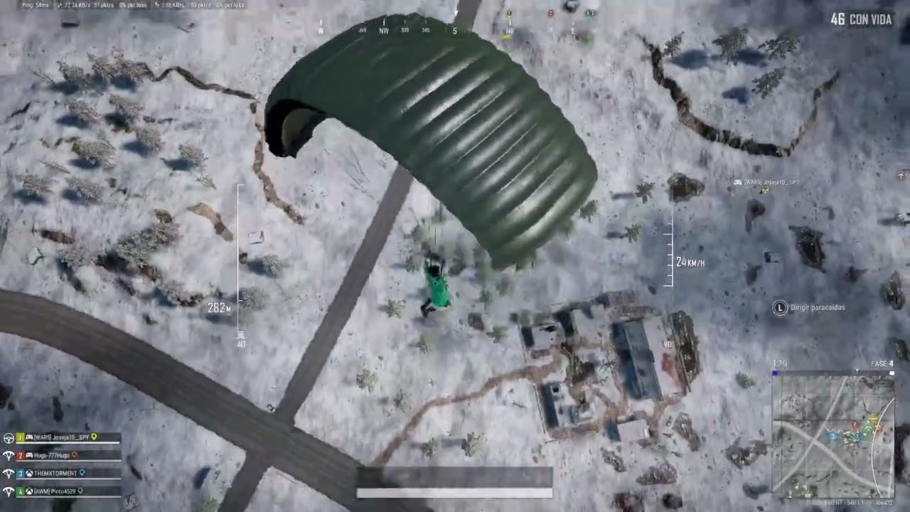 una victoria con el team en PUBG,🖤🎮🎧💪 (Part 2/2)