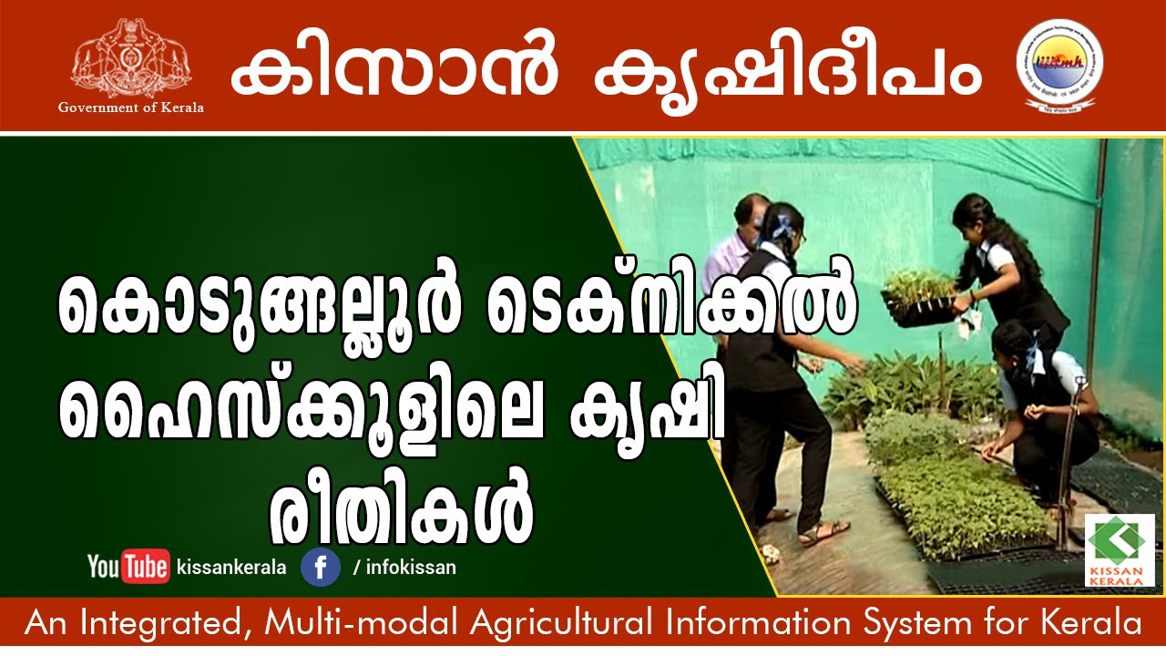 Agriculture practices at Govt. Technical High School, Kodungallur. Episode - 627