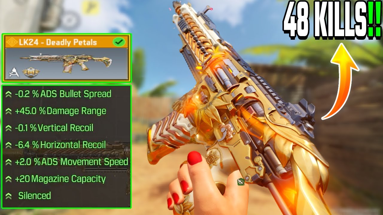 48 Kills New LK24 Loadout is Destroying Meta In Cod Mobile.