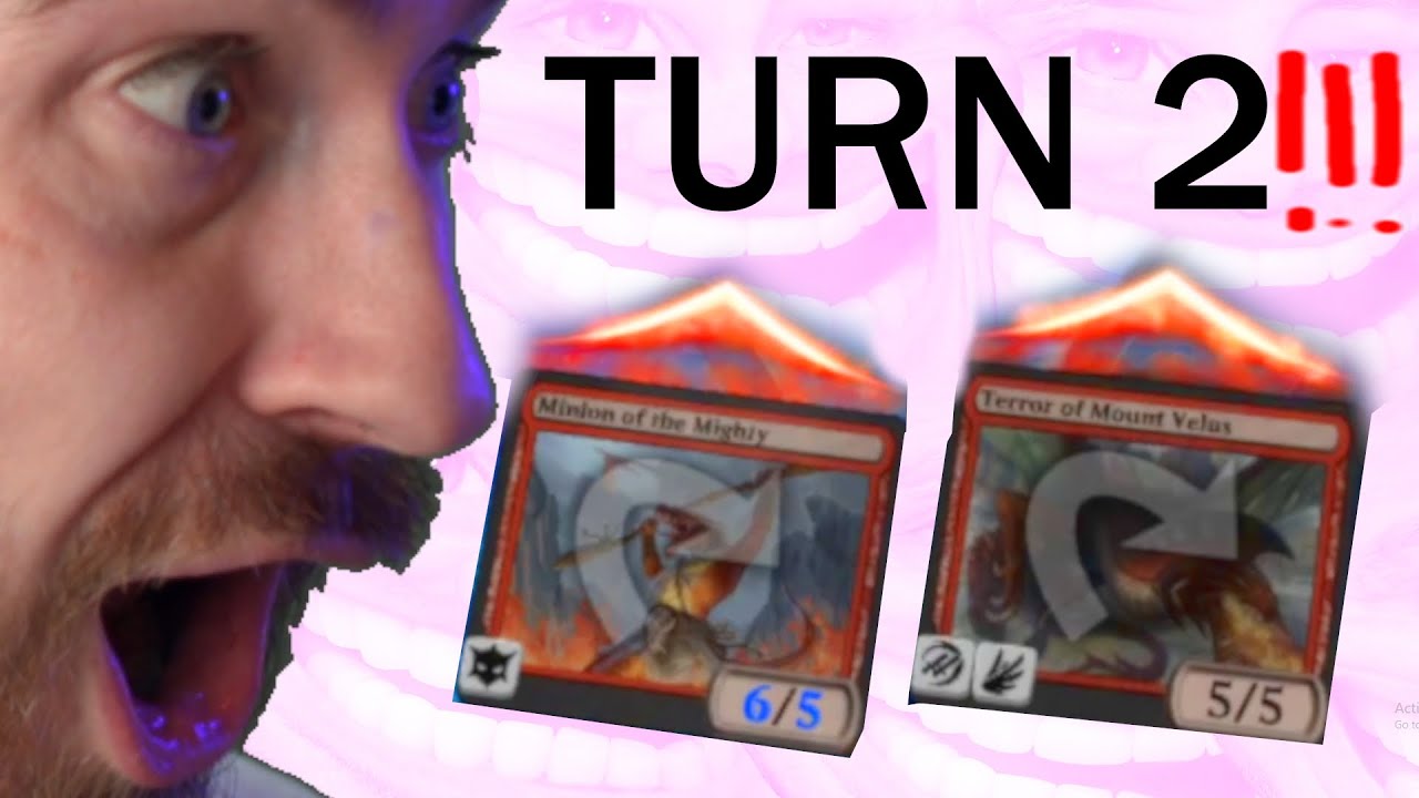 SO YOU CAN WIN BEFORE THEIR SECOND LAND... IN STANDARD!? WIZARDS!? Minion Velus Standard MTG DnD
