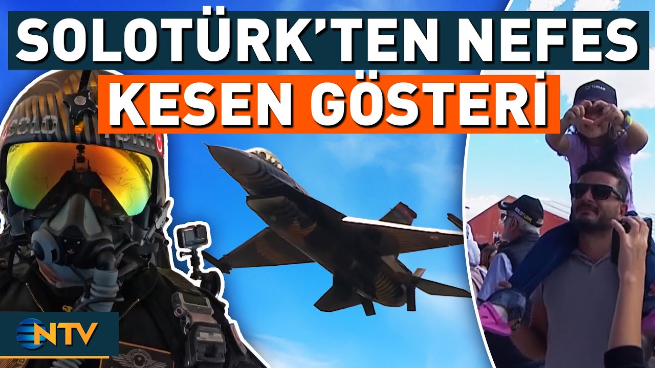 TEKNOFEST'in 3'üncü Gününde Havalanan SOLOTÜRK Yine Nefes Kesti! | NTV