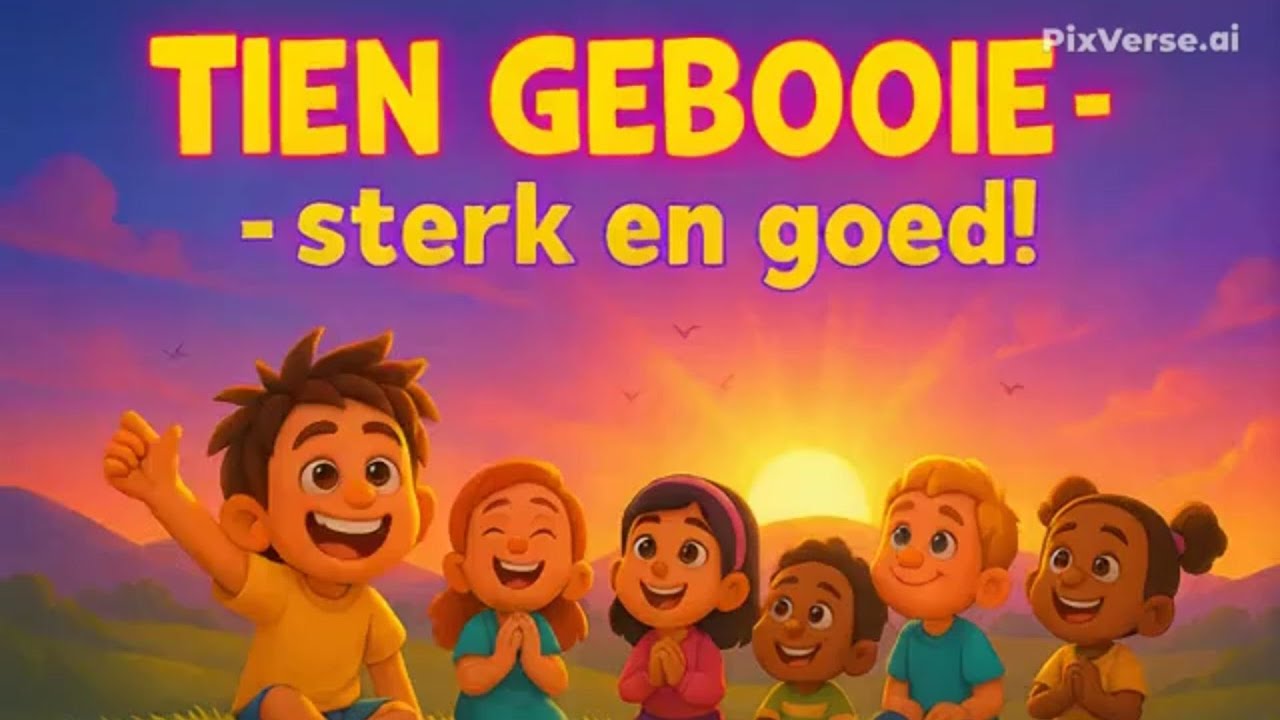 Die Tien Gebooie - 'n Liedjie vir Kinders