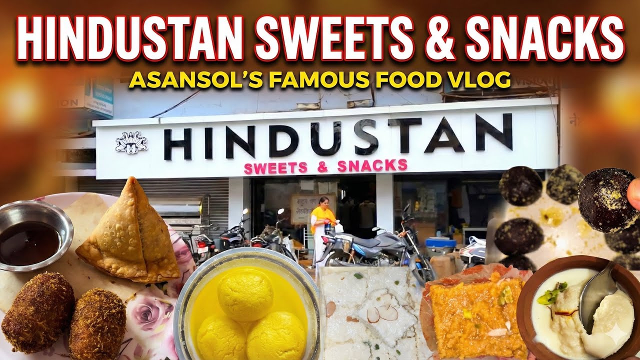 Asansol&rsquo;s Famous Hindustan Sweets 😍 | Best Bengali Sweets & Samosa Review | Food Vlog 
