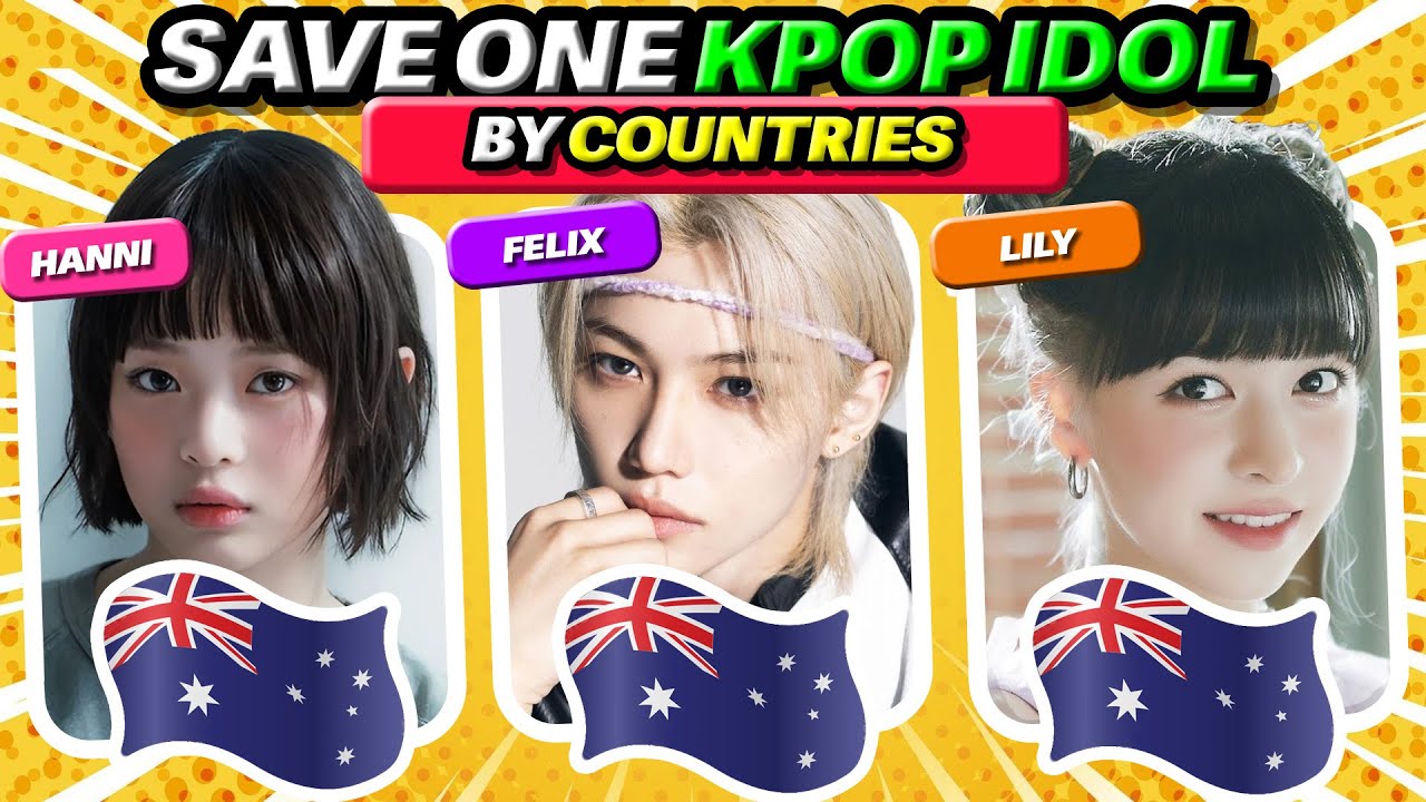 SAVE ONE KPOP IDOL (SAME COUNTRY EDITION) 🎶✨ Kpop Quiz Challenge | K-Music Quiz #2