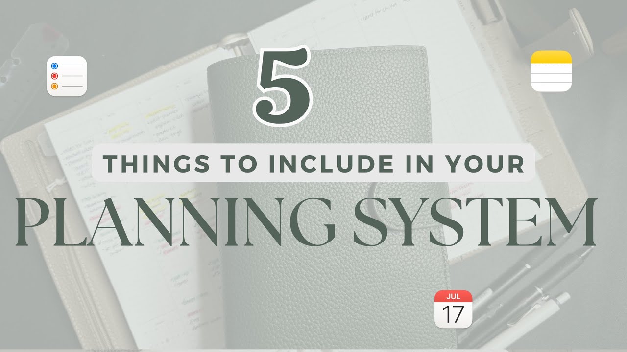 5 Things a Planning System Needs to Acutally Work