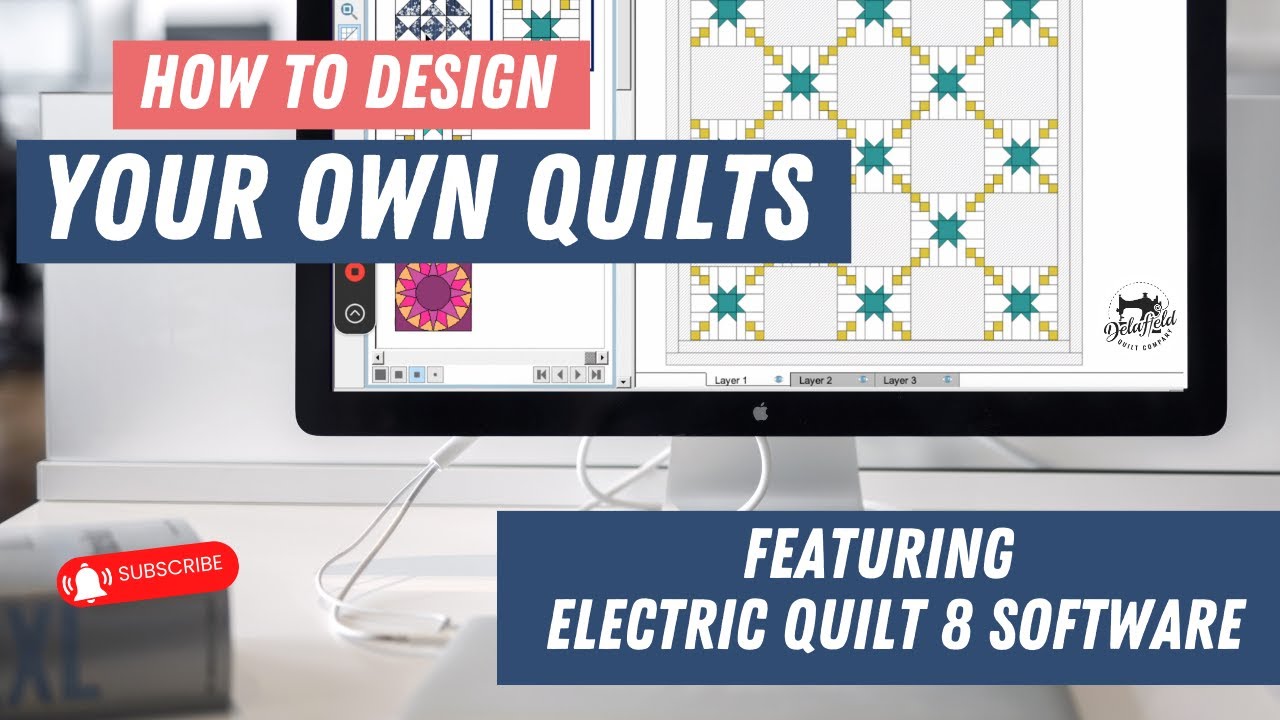 Дизайн лоскутного шитья от начала до конца Electric Quilt 8 | Учебное пособие по лоскутному шитью...