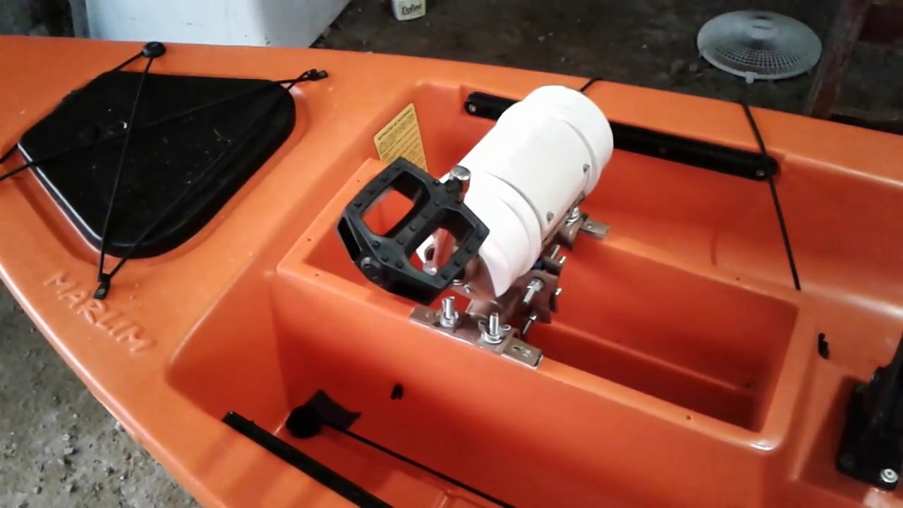 caiaker malim com pedal caseiro em pvc