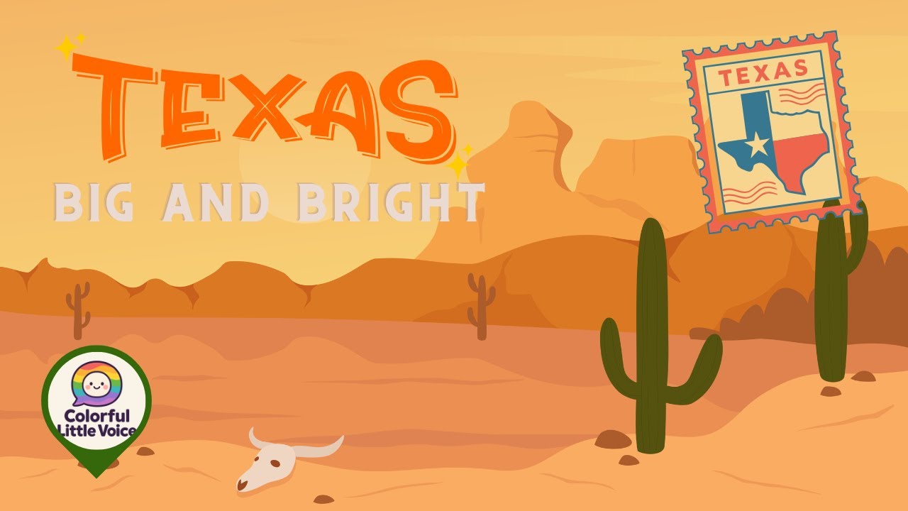 Texas, Big and Bright 🌟 - Fun Kids Song