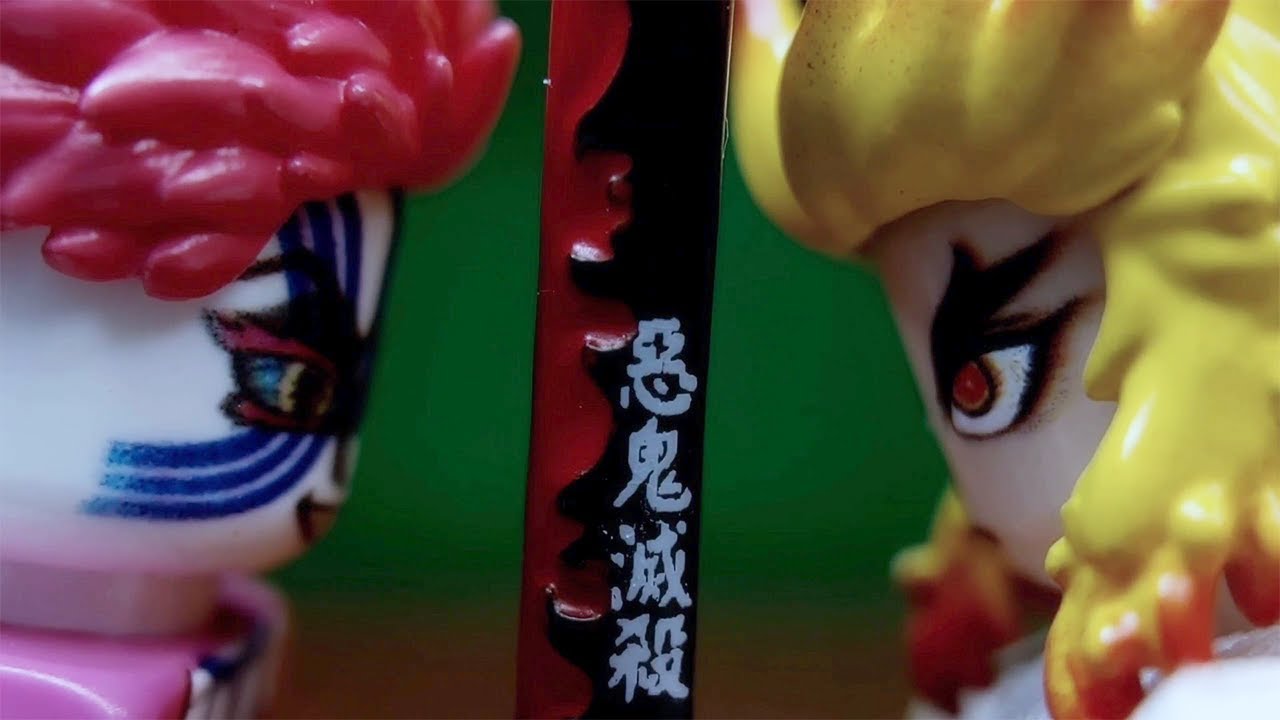 레고 무한열차 렌고쿠 vs 아카자 스톱모션 (Lego demon slayer stop motion)