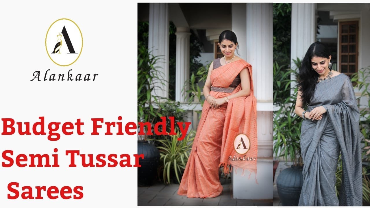 Alankaar Boutique / Budget Friendly Semi Tussar Sarees                   Sequence 5