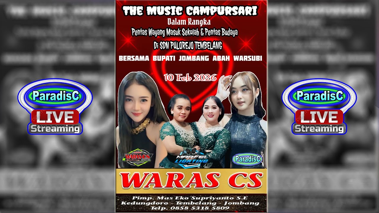 🔴📡Gebyar The Musik Campursari WARAS CS Istimewa Kedungdoro - Tembelang - Jombang Live Ds. Pulorejo
