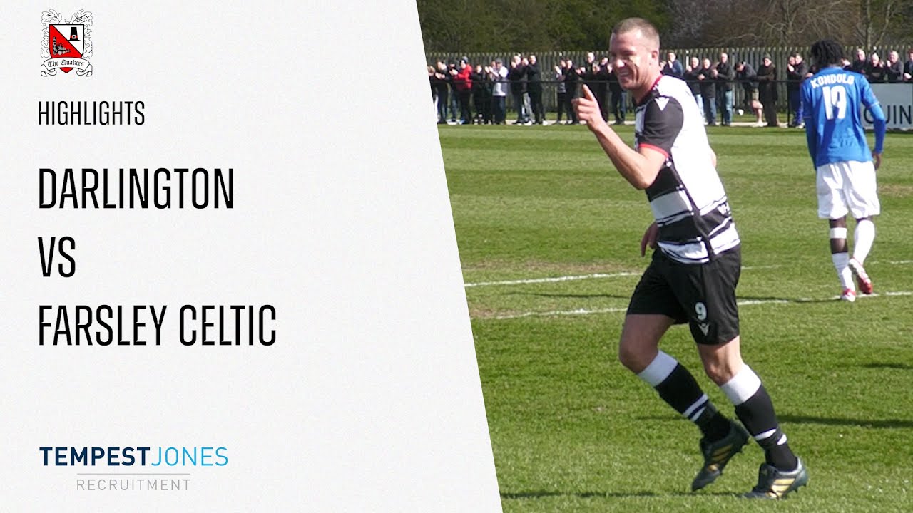 Match Highlights: Darlington v Farsley Celtic
