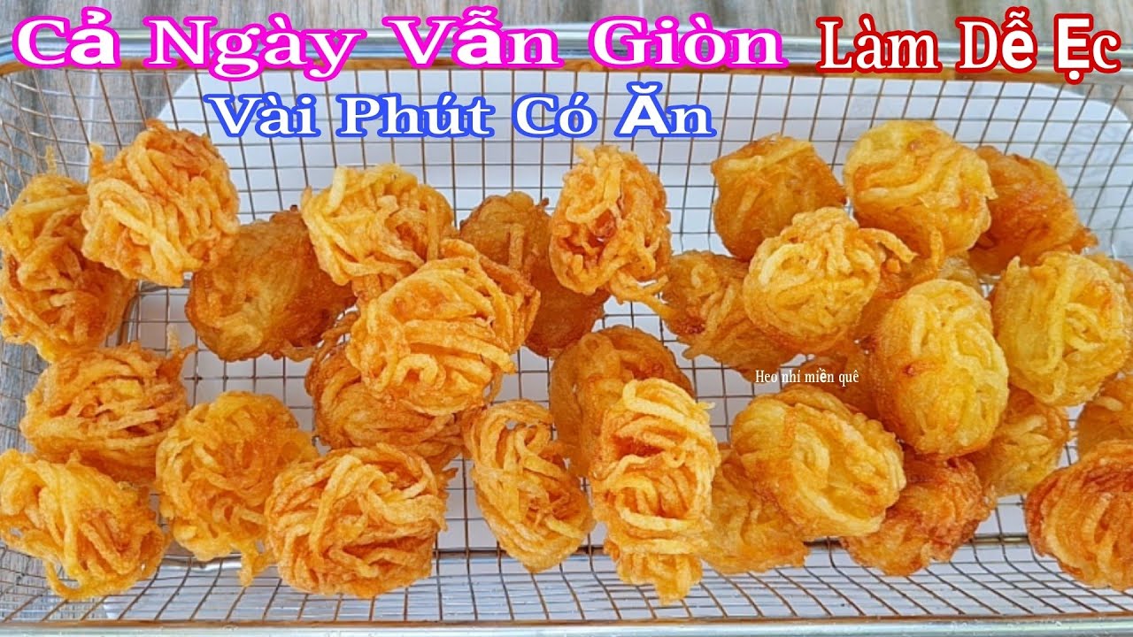 L&agrave;m M&oacute;n Ăn Vặt Gi&ograve;n Rụm Ai Cũng Th&iacute;ch Si&ecirc;u Ngon Si&ecirc;u Nhanh Trong V&agrave;i Ph&uacute;t