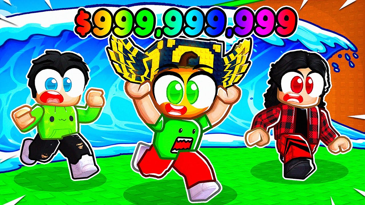 Tsunamiye Karşı EN NADİR Şans Bloğunu Çaldım! Para Eventi Geldi! 🤑 | Roblox