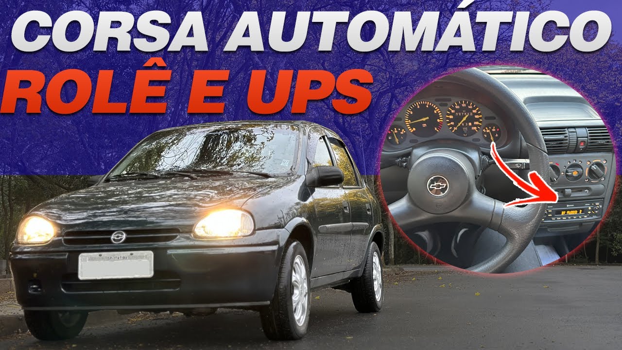 PRIMEIRO UPGRADE NO CORSA GL 1.6 1997 AUTOMÁTICO