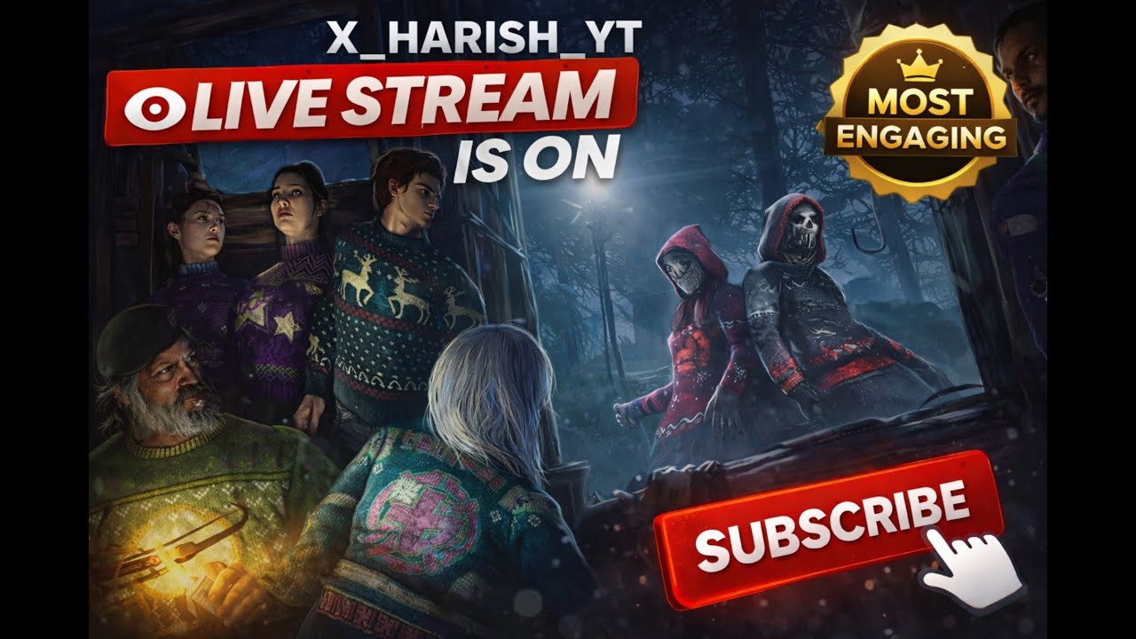 😈 Survivor Bacha Ya Nahi? | Dead by Daylight Live Stream 🔥#GamingLive#HindiGameplay#LiveStream