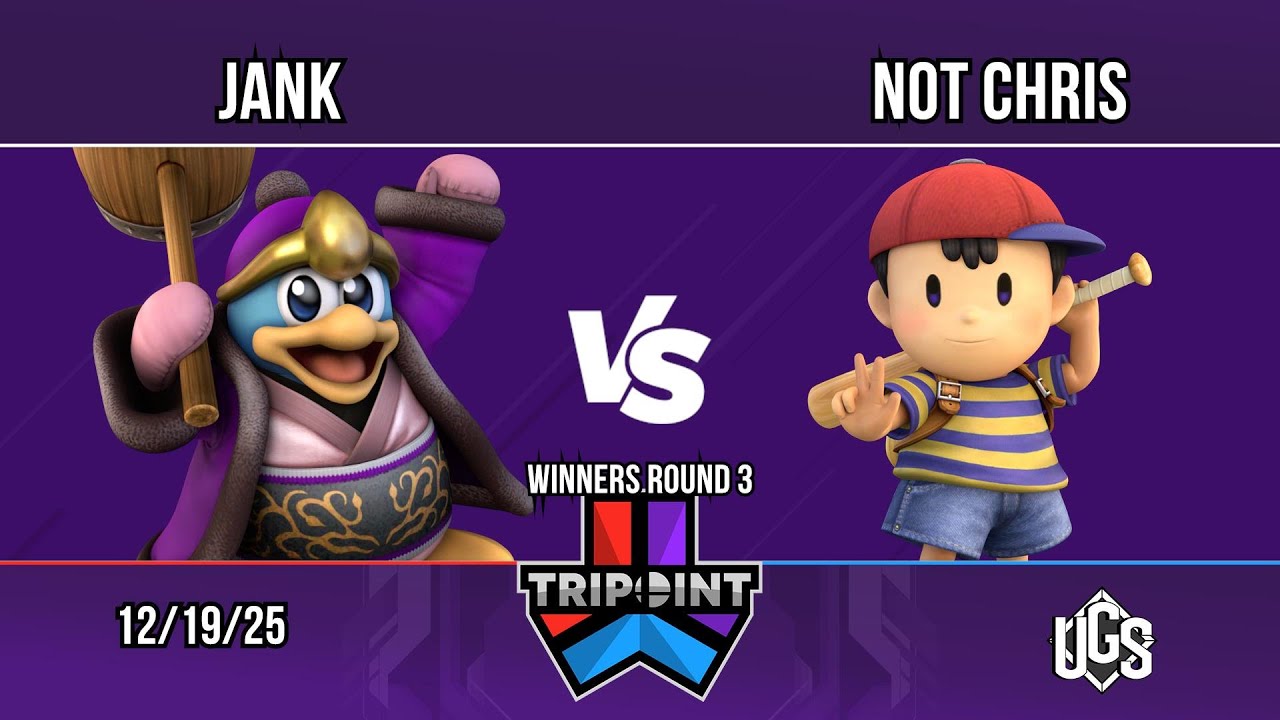 Tripoint Smash: The Finale - Winners Round 3 - Jank(King Dedede) Vs. Not Chris(Ness)