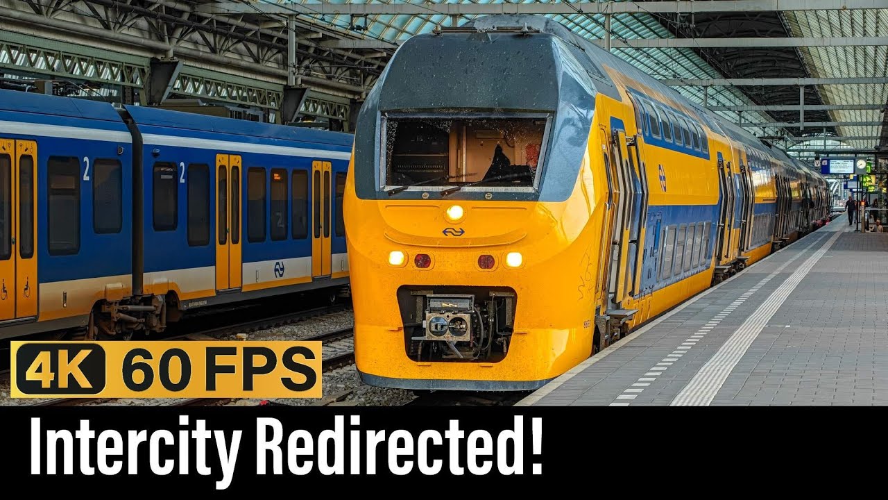 Train Cab Ride NL / Intercity Redirected / Amsterdam - Haarlem - Alkmaar / VIRM / Sep 2025
