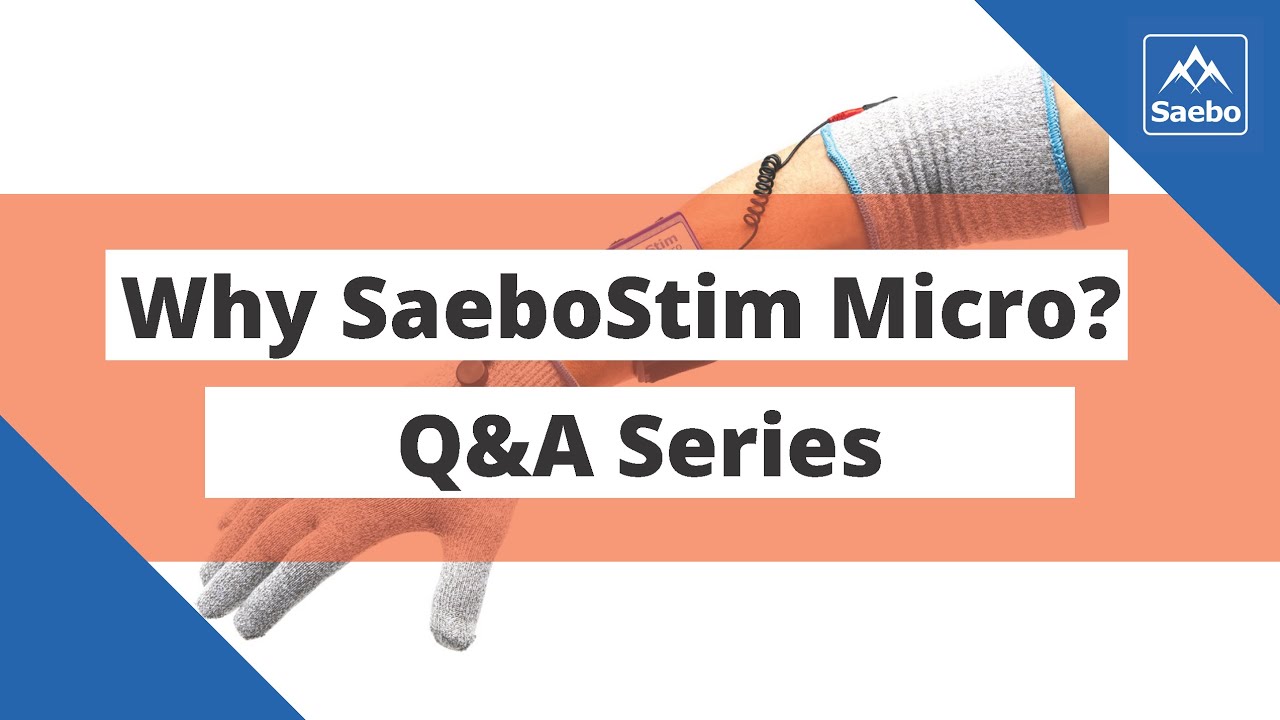 Почему именно SaeboStim Micro: устройство для сенсорной стимуляции? Видеосерия вопросов и ответов...