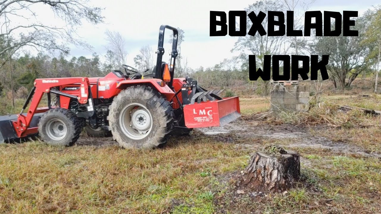 Box blade Tractor work with Mahindra 4540 4wd [2018]
