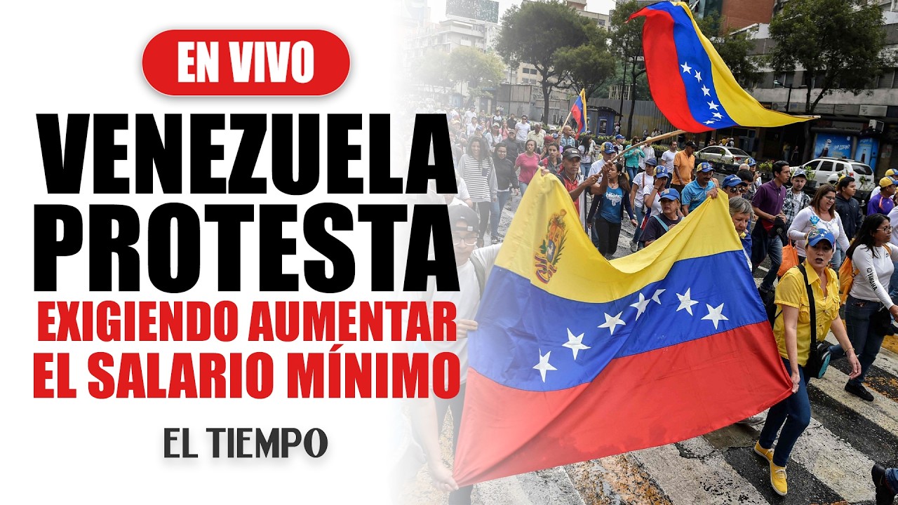 Masiva protesta en Venezuela para exigir aumento del salario mínimo