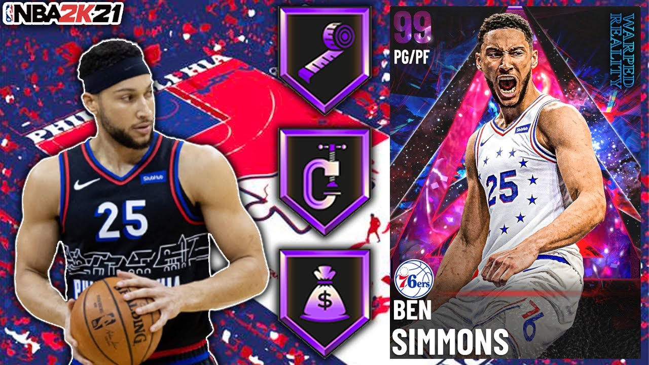 DARK MATTER BEN SIMMONS GAMEPLAY! BEST POINT GUARD IN NBA 2K21 MyTEAM!