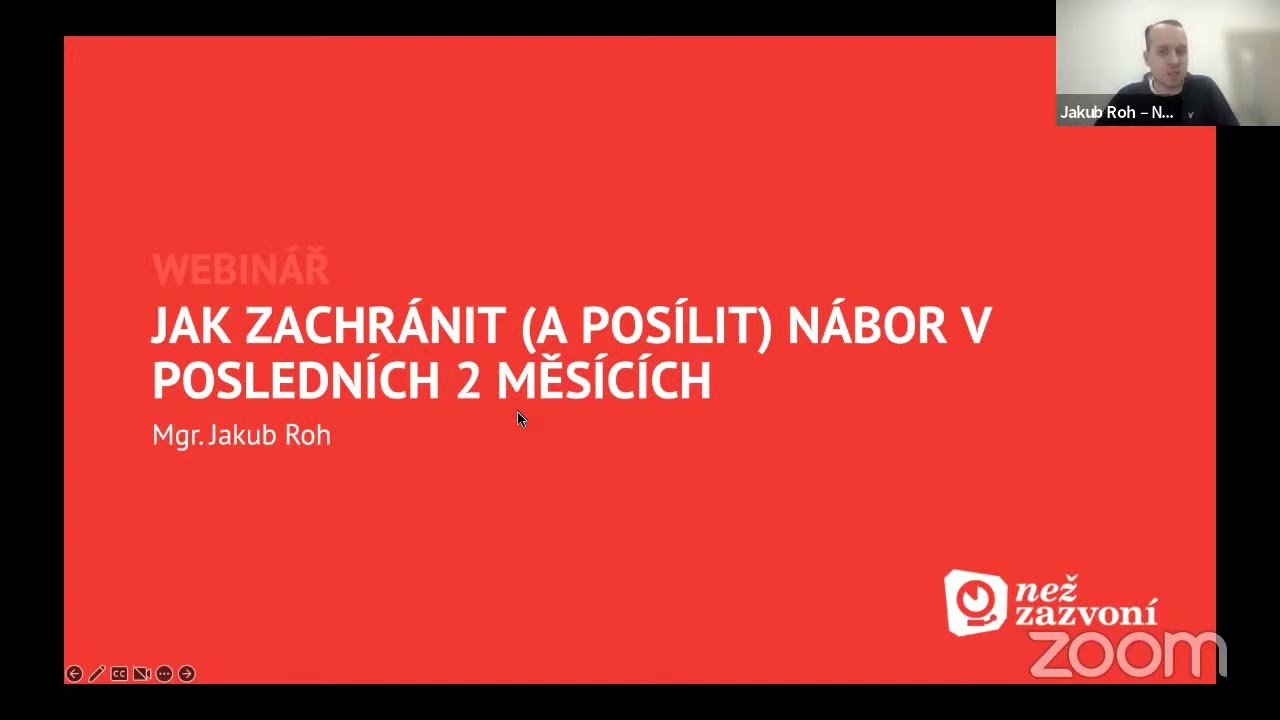 Webinář ZDARMA: Jak zachránit (a posílit) nábor v posledních 2 měsících