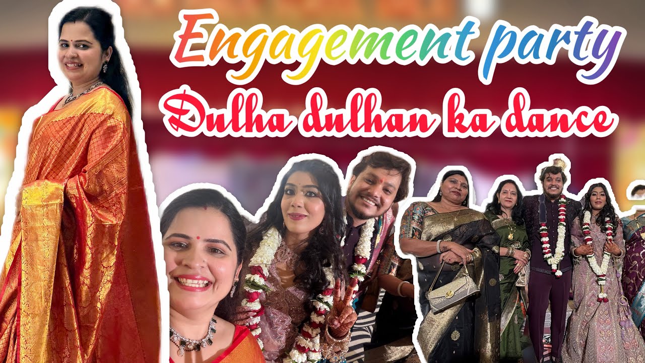 Engagement party❤️dulha dulhan ka dance dekhte rh gye sab 🥰🥰#trending #minivlog #vlog #shortvideos 