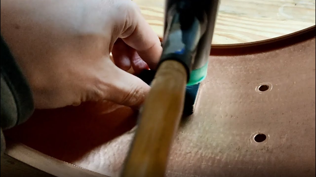 How to repair metal snare drum shell