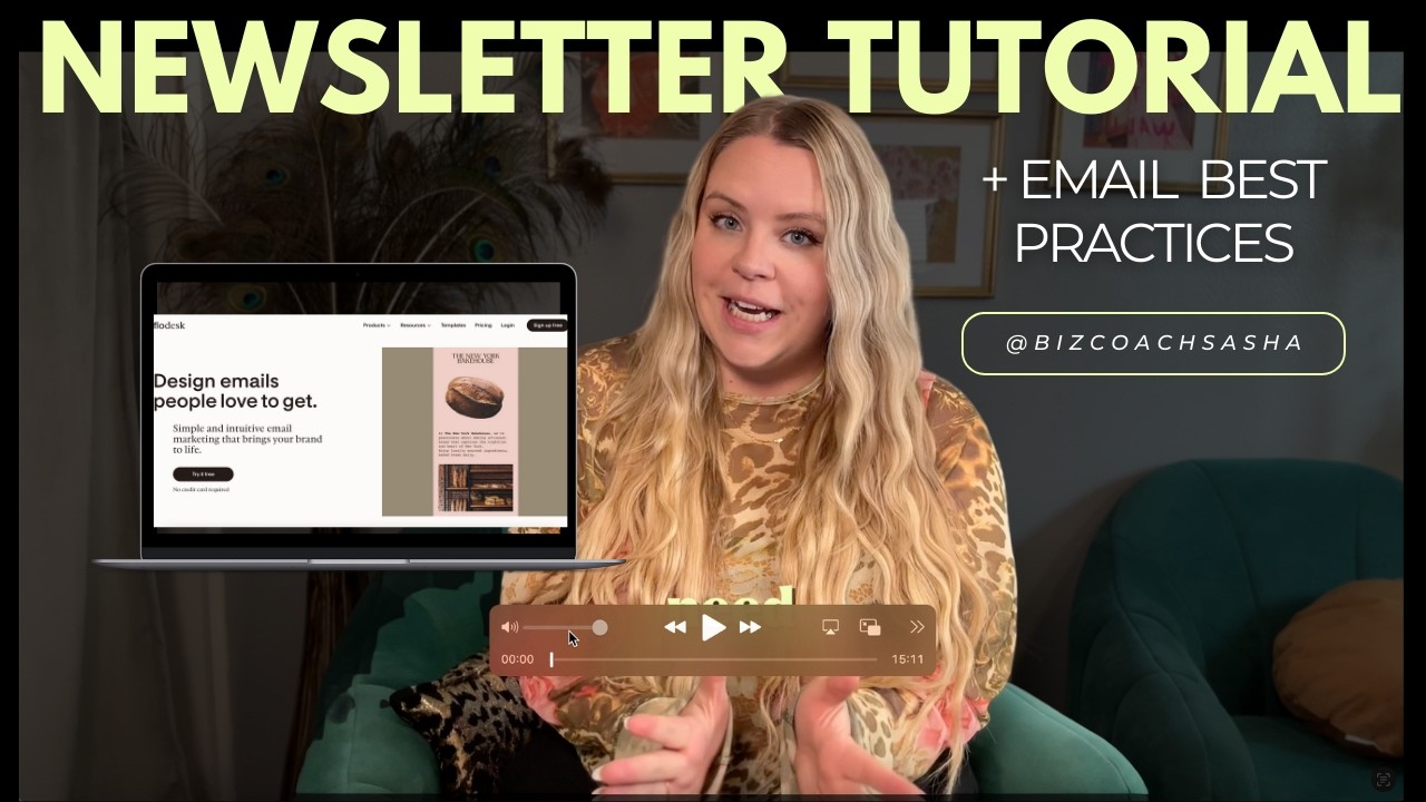 Email Newsletter Design Tutorial in Flodesk & Email Newsletter Best Practices for 2026