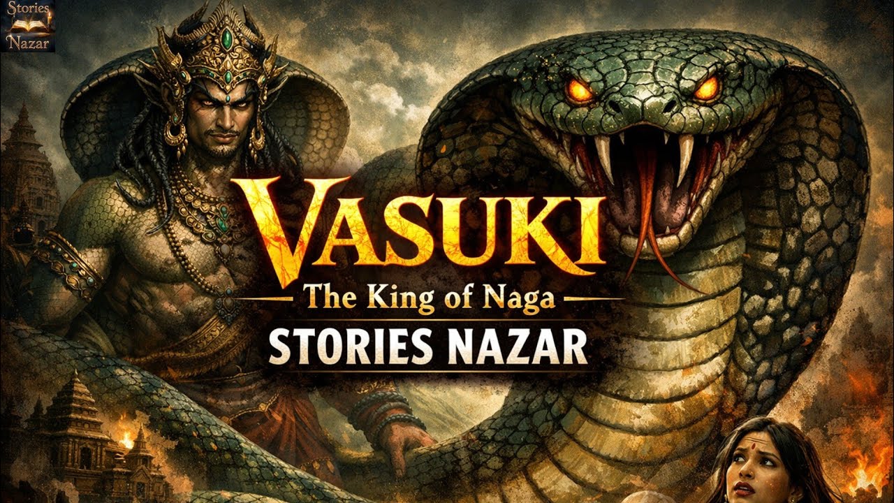 नागराज वासुकी की सच्चाई🐍| समुद्र मंथन से सर्प यज्ञ तक पूरी कथा | Shiv & Vasuki Story | Stories Nazar
