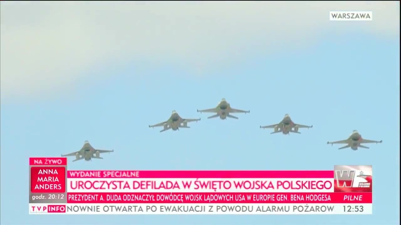 TVP - Poland Armed Forces Day Parade 2017 : Full Air Force Assets Segment [720p]