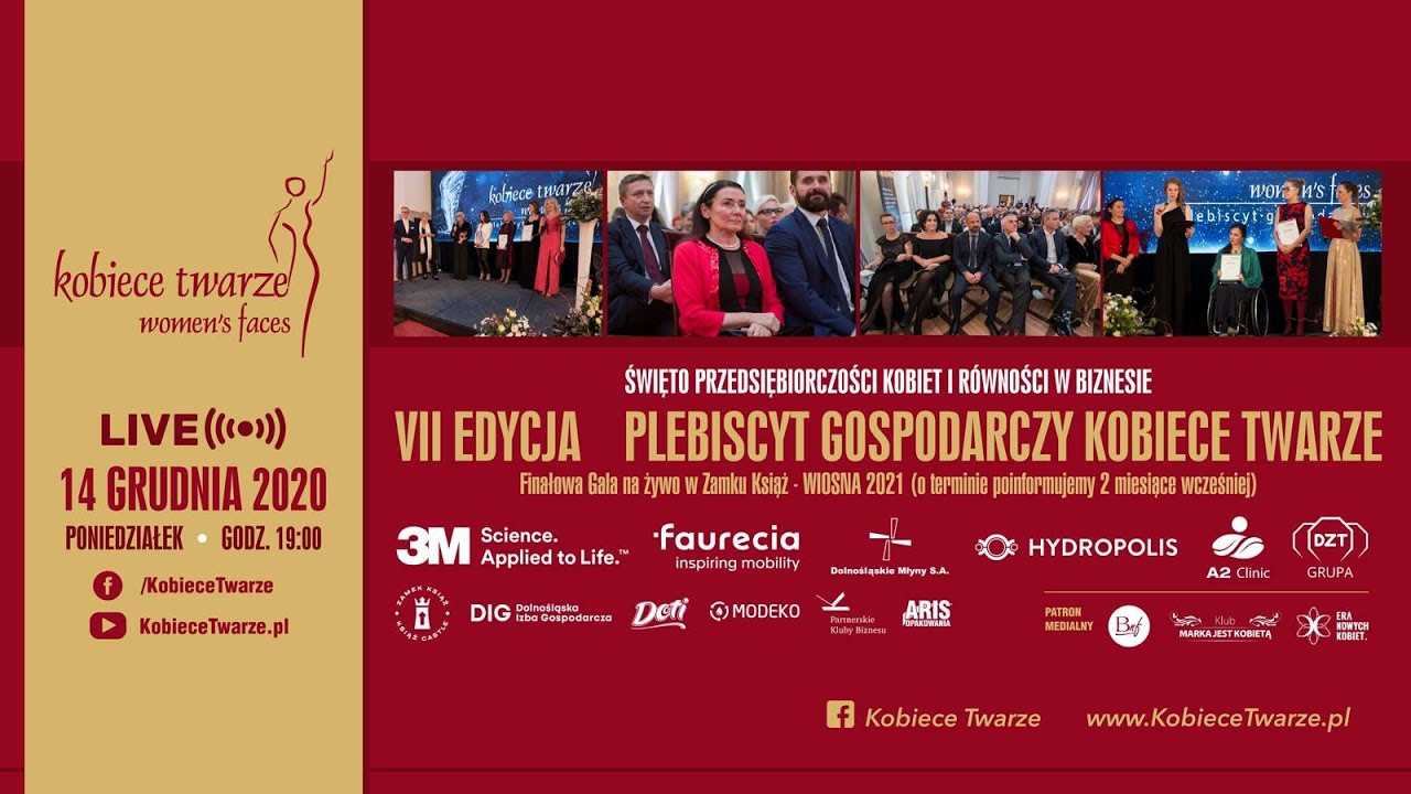Finał VII Plebiscytu Gospodarczego Kobiece Twarze