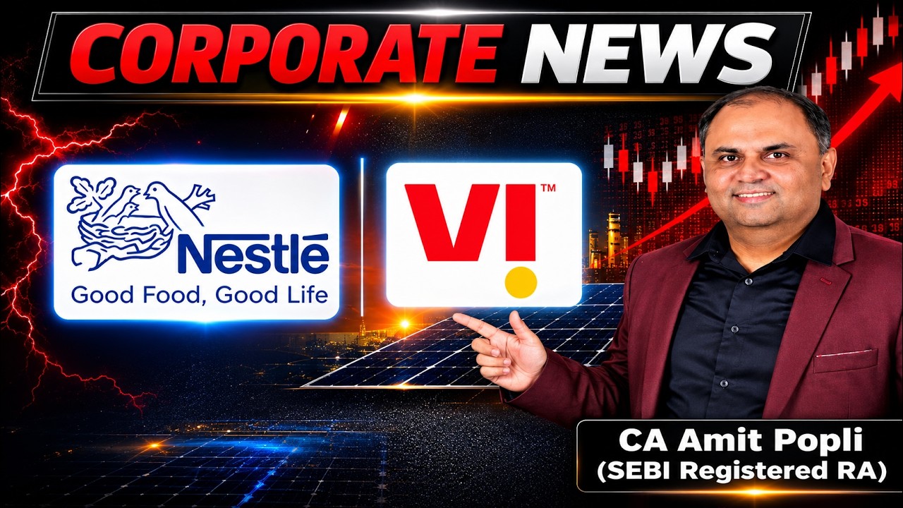 Corporate News-Vi, HFCL, Nestle.....Analysis by CA Amit Popli-SEBI Registered RA