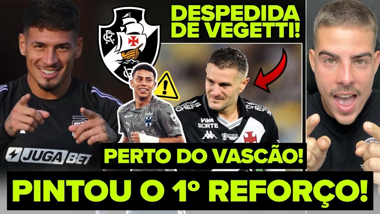 PINTOU O PRIMEIRO REFOR&Ccedil;O DO VASCO! ALAN SALDIVIA CHEGANDO! EMPR&Eacute;STIMO DE ROJAS! SA&Iacute;DA DE VEGETTI!