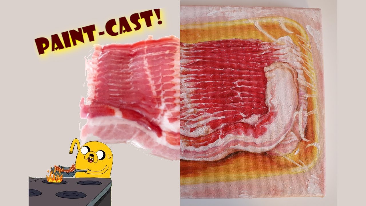 bacon painting makin' BACON PAINTING // Liv's PAINTCAST
