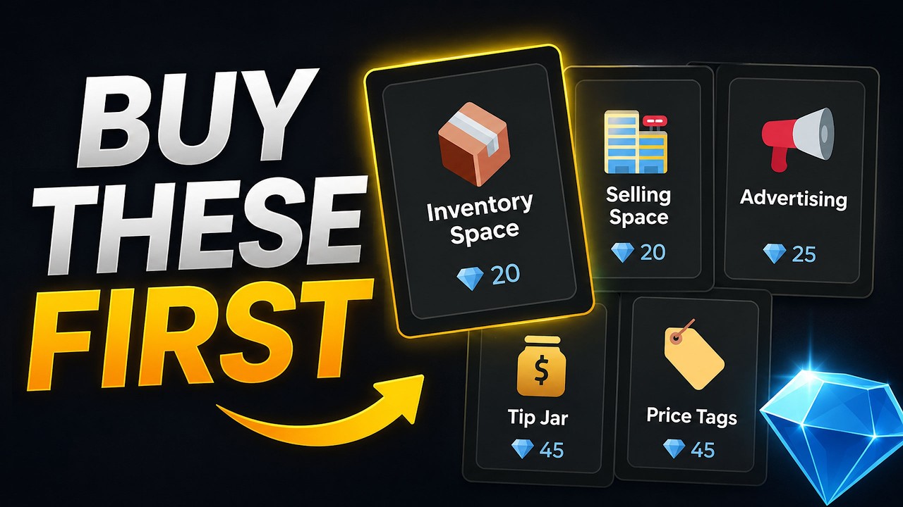 BEST SHOP UPGRADES to BUY FIRST in STORAGE HUNTERS Roblox