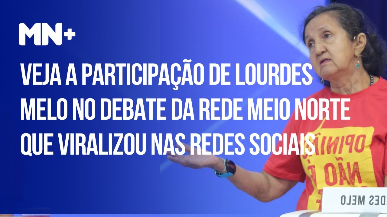 Veja a participação de Lourdes Melo no debate da Rede Meio Norte que viralizou nas Redes Sociais