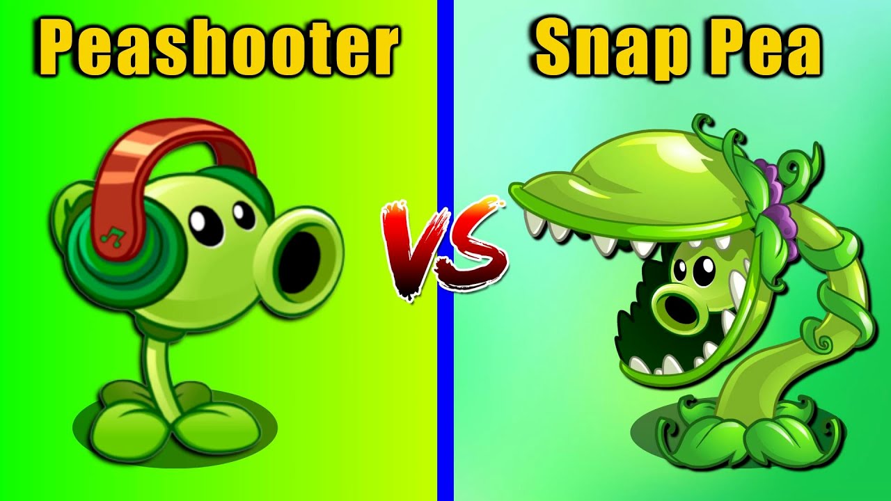 PVZ 2 - PEASHOOTER vs SNAP PEA! Free vs Premium - Who Will Win?