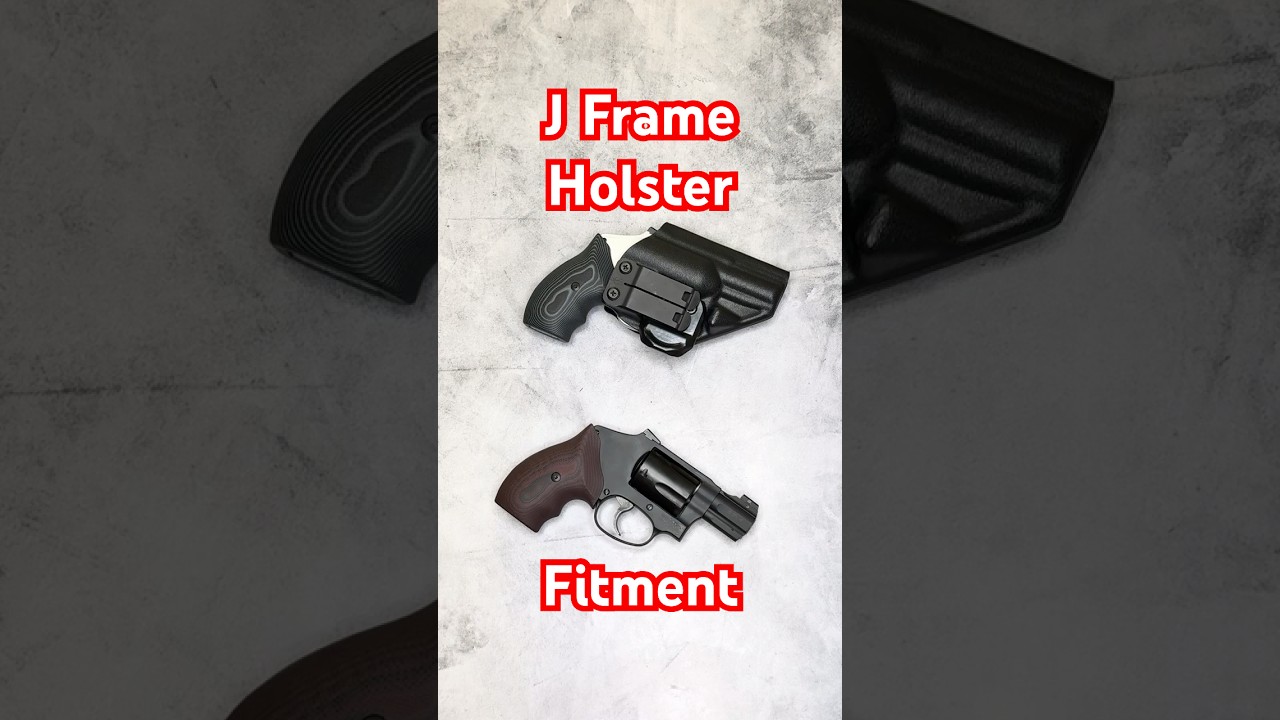 Revolver Holster Fit With Smith and Wesson J Frames For Kydex Holsters #kydexholster #jframe #ccw