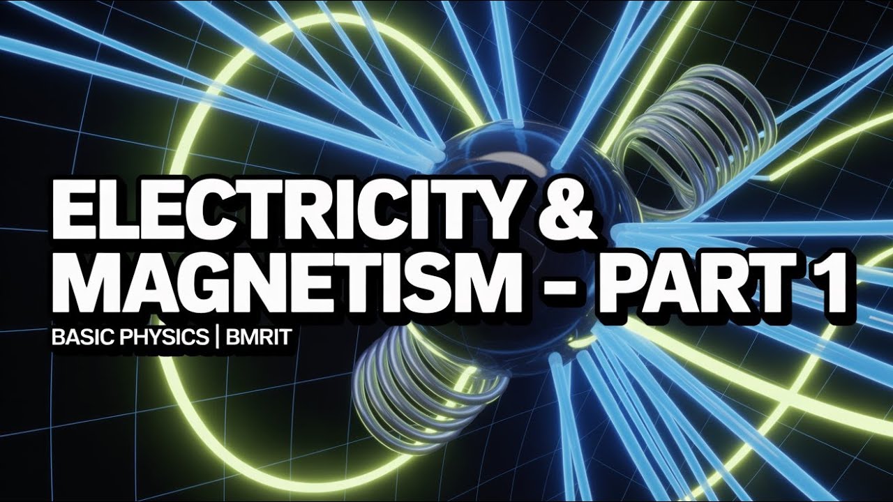 Electricity & Magnetism – Part 1 | Basic Physics including Radiological Physics | 2nd Semester BMRIT