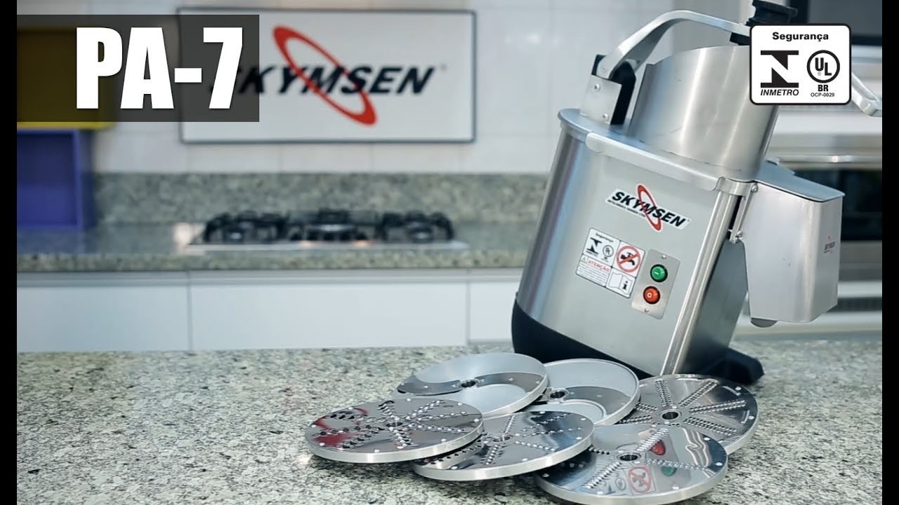 Processador De Alimentos Industrial 6 Discos Skymsen Linha Pa7 Siemsen