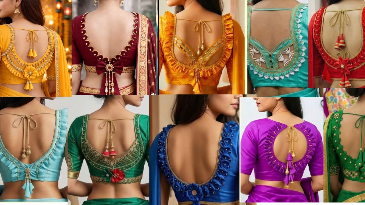 💯 Trending Blouse Back Neck Design New Model/ Back Neck Design Blouse/ Party Wear New Designs 2026🔥 