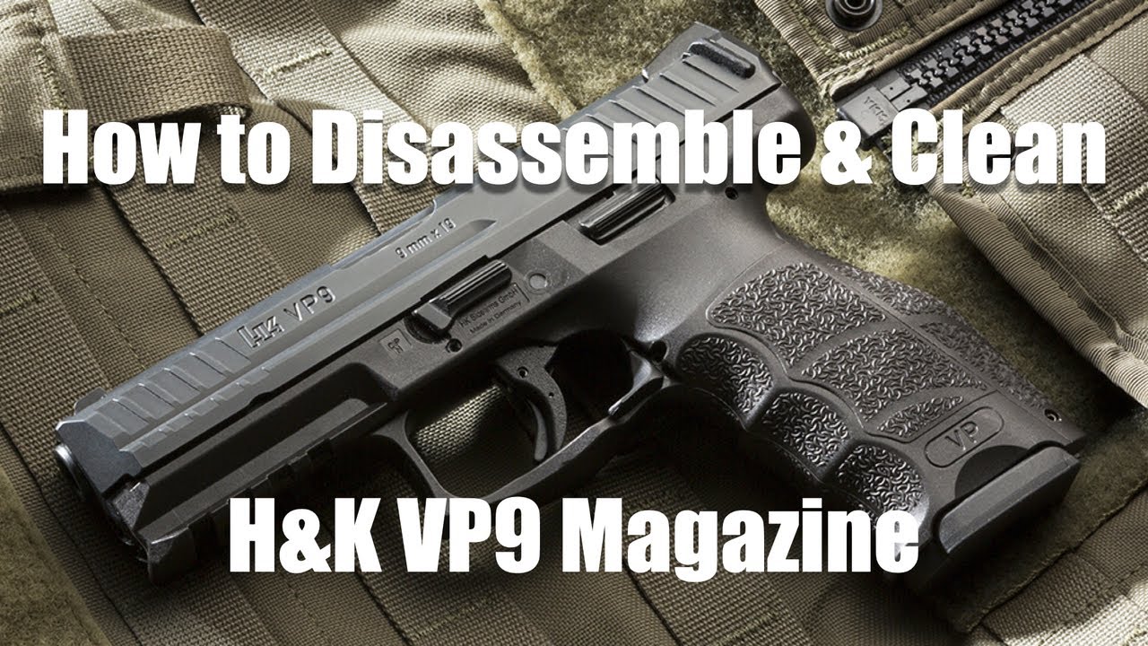 Как разобрать и почистить магазин H&K VP9