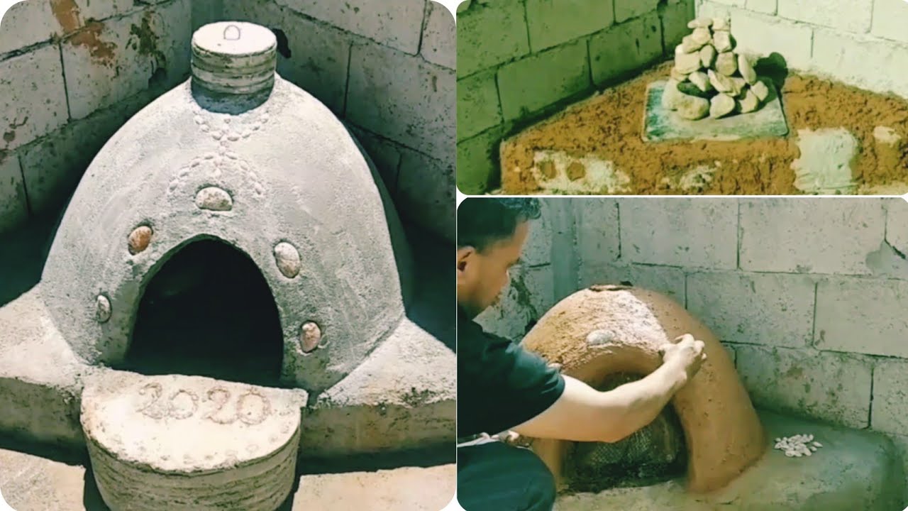 مراحل بناء الفران التقليدي في المنزل 🧱 طريقة بسيطة وحديثة🤠👍 واستمتع بطهي خبز طري بلدي🥖🥐