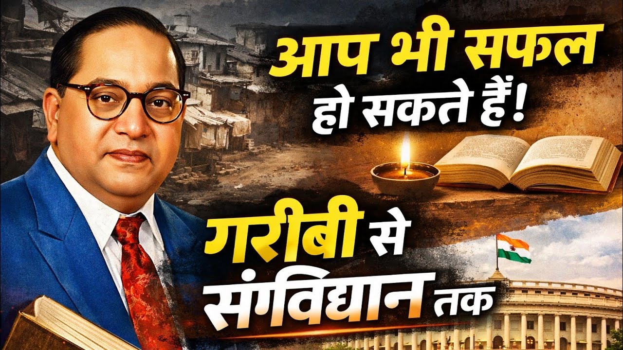हालात सबसे खराब थे, फिर भी इतिहास बनाया | डॉ. अंबेडकर की संघर्ष कहानी।Government Exam Motivation☑️