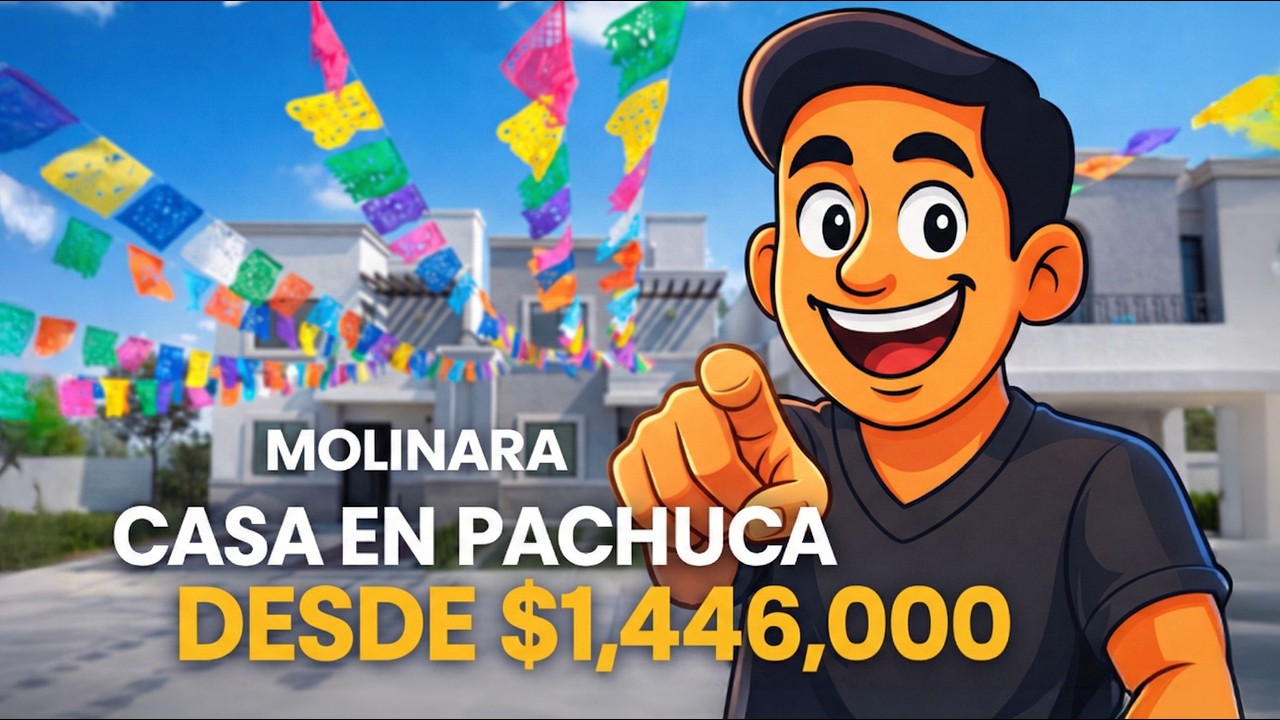 Así es vivir en el fraccionamiento más seguro de Pachuca | Modelo Molinara ✨ Señeros Residencial